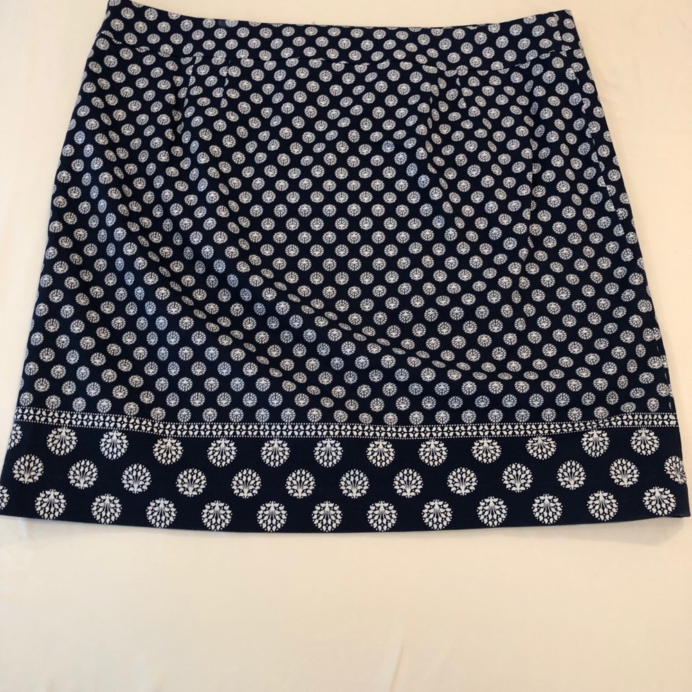 Navy/white skirt